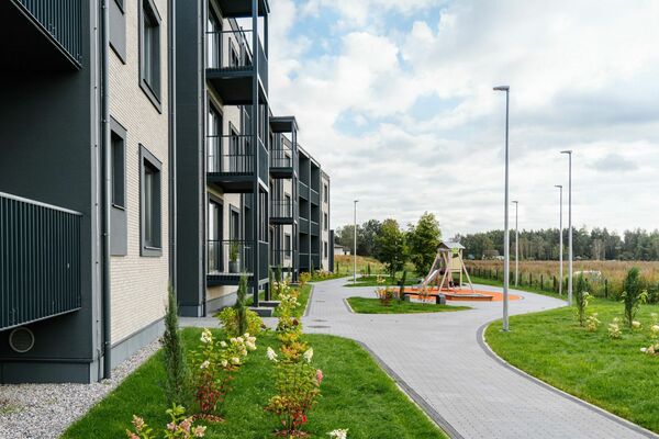 Foto: Dzīvokļu projekts Mārupē “Silaputniņi”