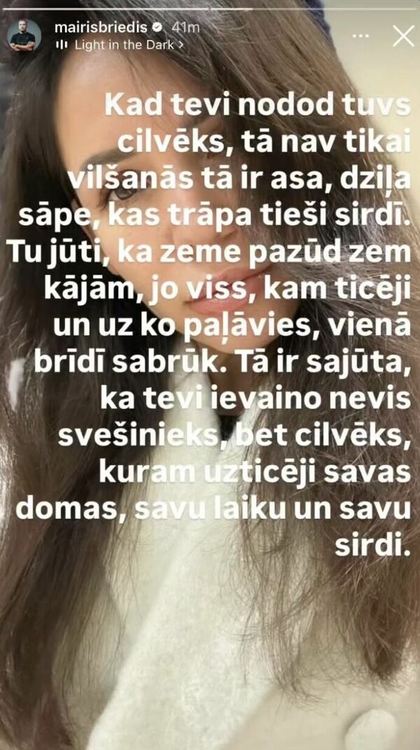 Foto: Mairis Briedis/Instagram