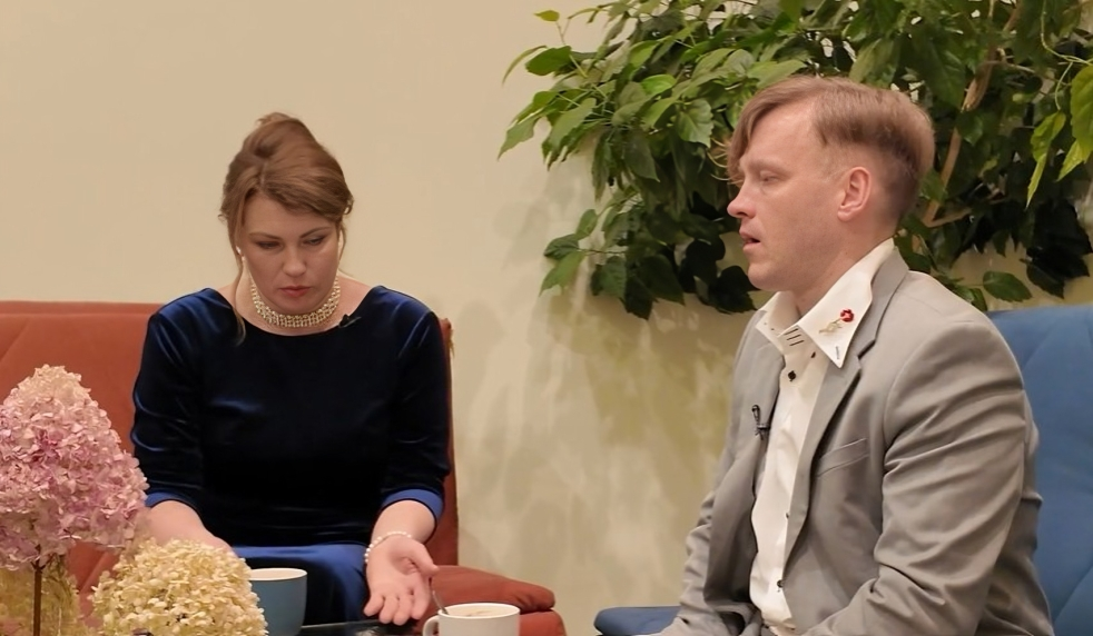 Foto: Ekrānuzņēmums no raidījuma "Slavenības. Bez filtra"