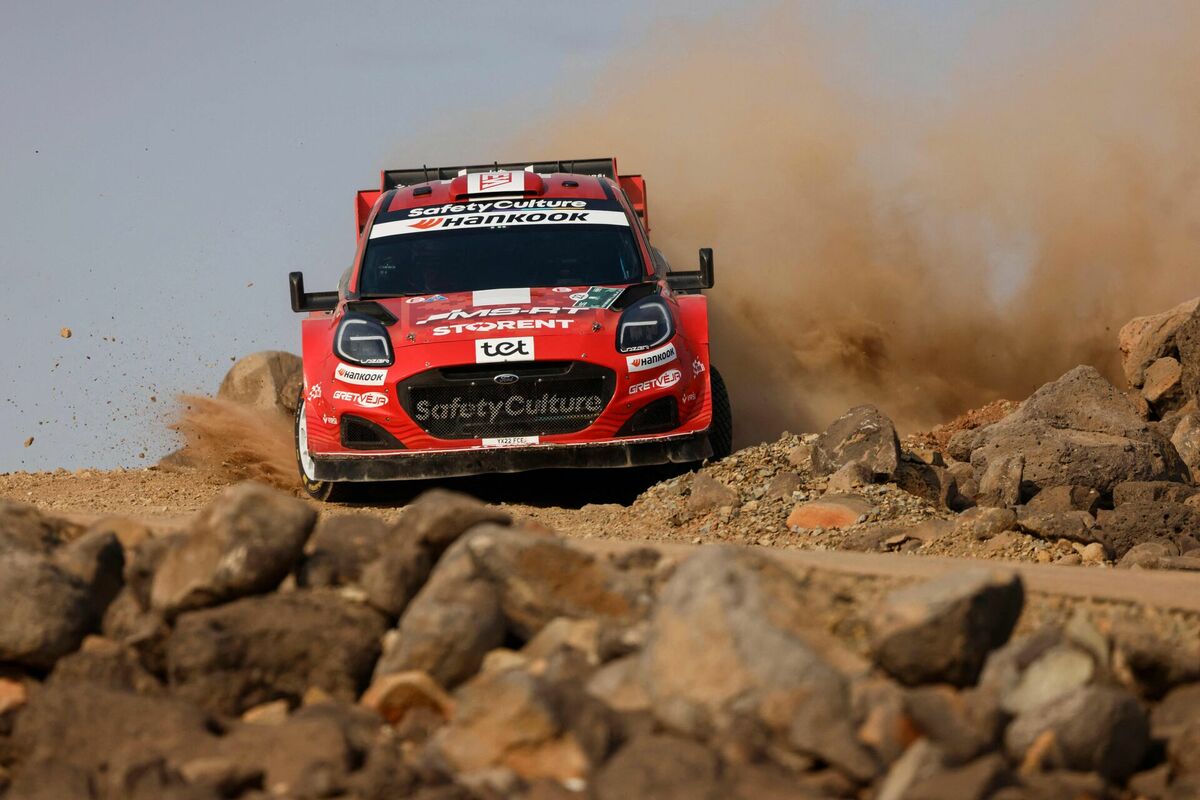 Mārtiņa Seska ekipāža. Foto: scanpix/Fayez Nureldine / AFP