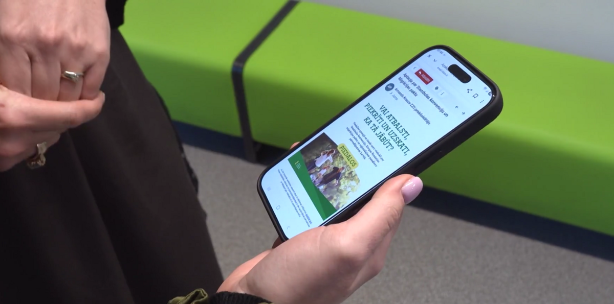 Foto: Ekrānuzņēmums no sižeta