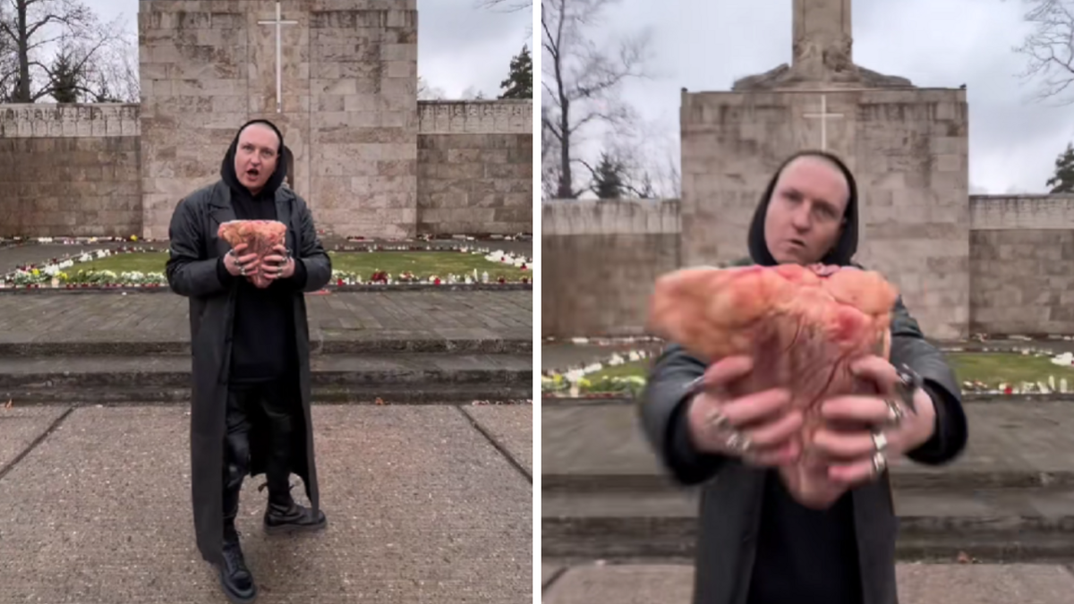 Foto: Ekrānuzņēmums no Kristiana Brektes "TikTok" video.