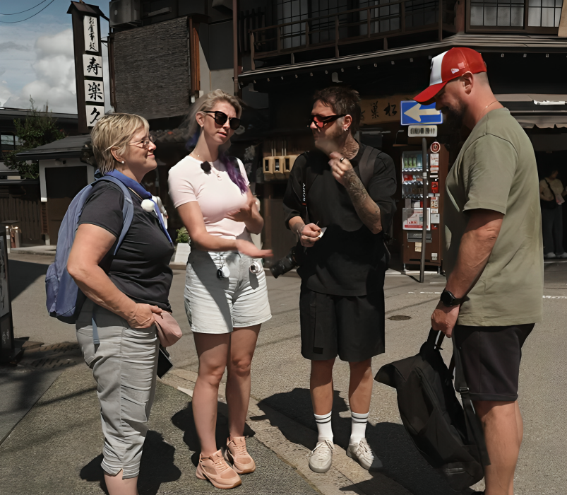 Ekrānuzņēmums no raidījuma "Četri uz koferiem".