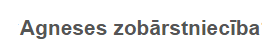 "Agneses zobārstniecība" SIA