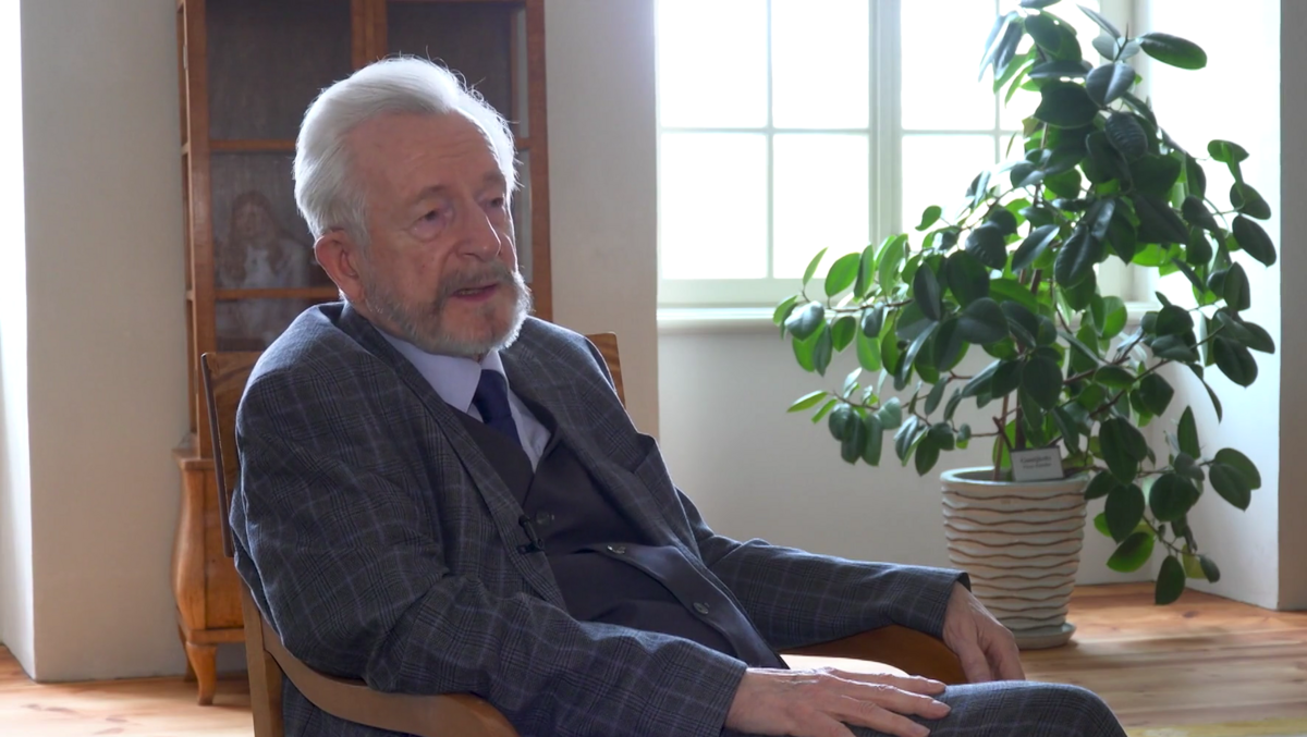 Imants Lancmanis. Foto: Ekrānuzņēmums no intervijas