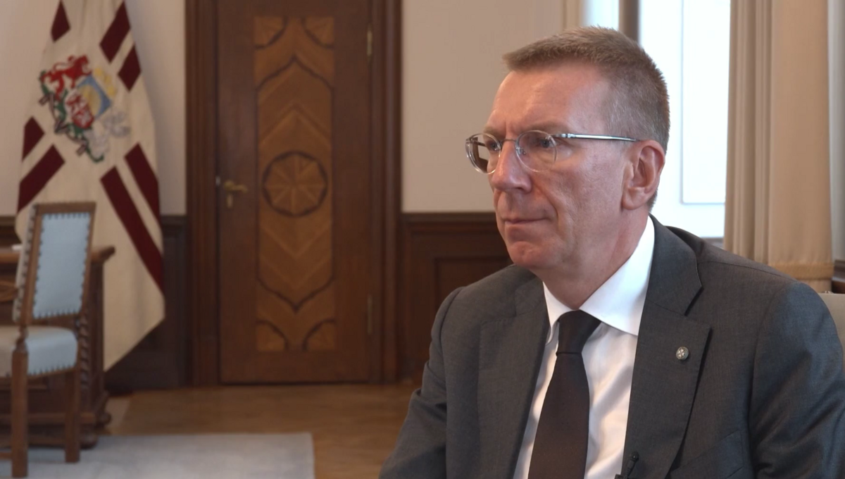 Edgars Rinkēvičs. Foto: Ekrānuzņēmums no intervijas