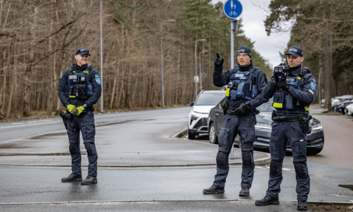 Igauņu policisti. Foto: politsei.ee