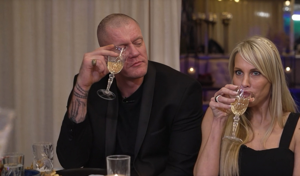 Ekrānuzņēmums no raidījuma "Slavenības. Bez filtra"