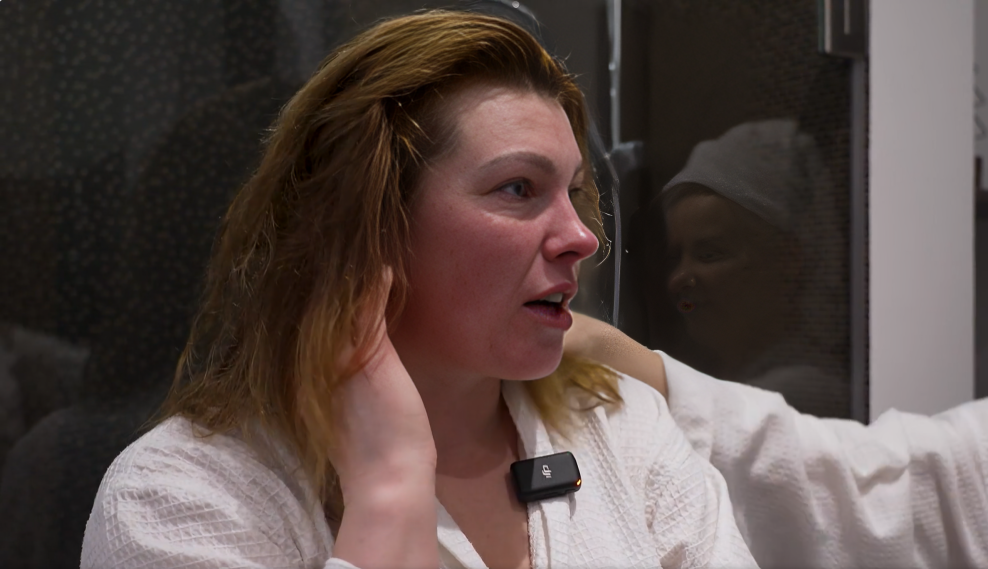 Ekrānuzņēmums no šova "Slavenības. Bez filtra"