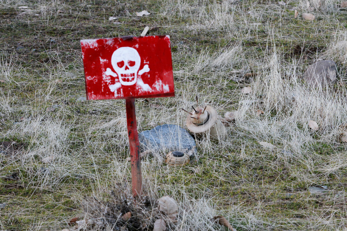 Mīnu lauks. Foto: REUTERS/Ako Rasheed