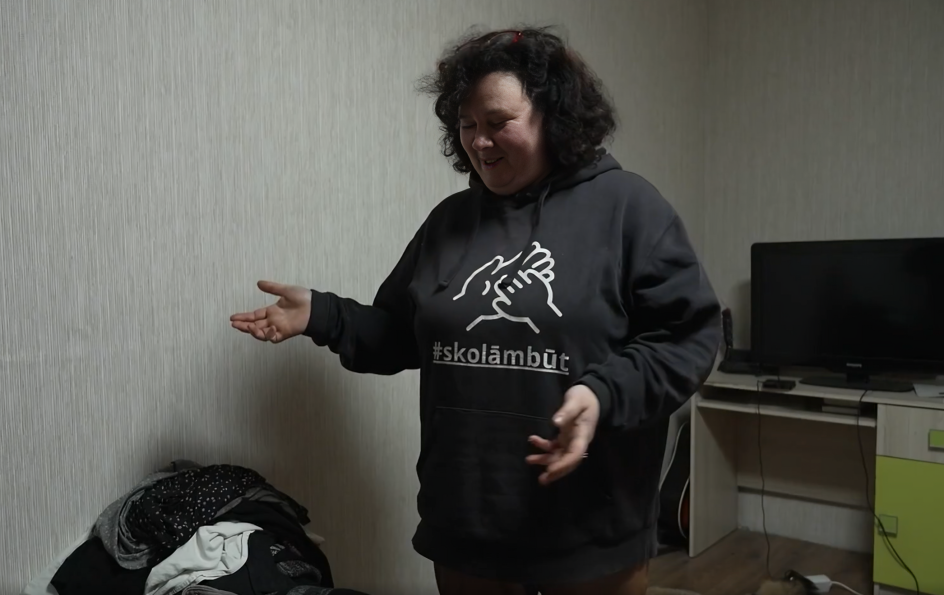 Ekrānuzņēmums no šova "Slavenības. Bez filtra"