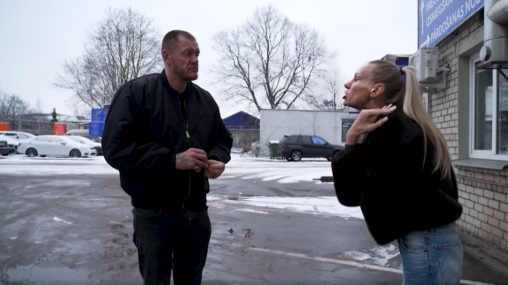 Ekrānuzņēmums no šova "Slavenības. Bez filtra"