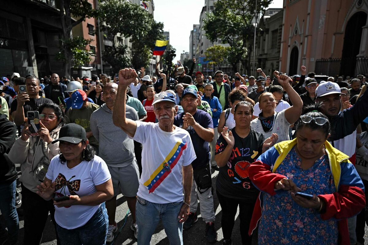 Atbalsta protests Nikolasam Maduro. Foto: Federico PARRA / AFP