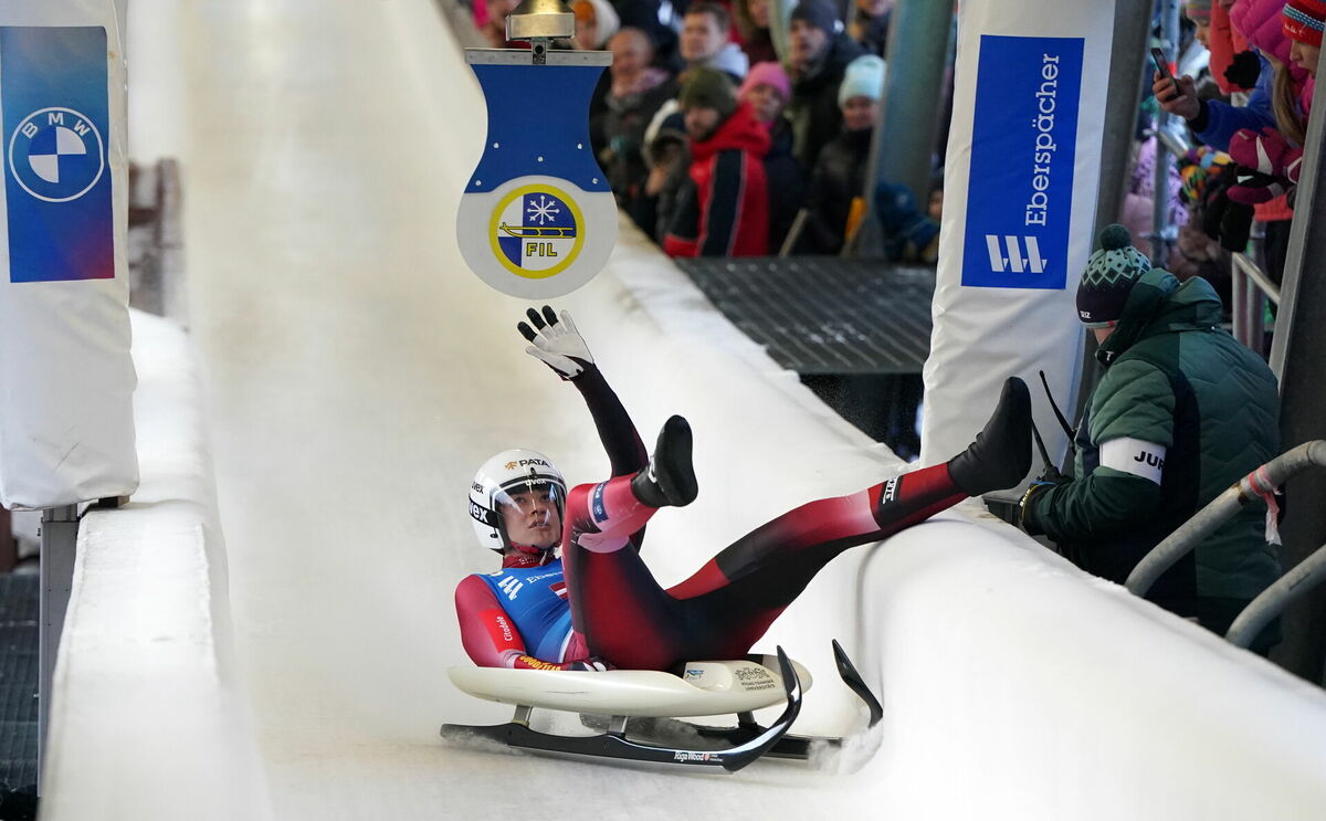 Kamaniņu braucēja Elīna Ieva Bota. Foto: LETA