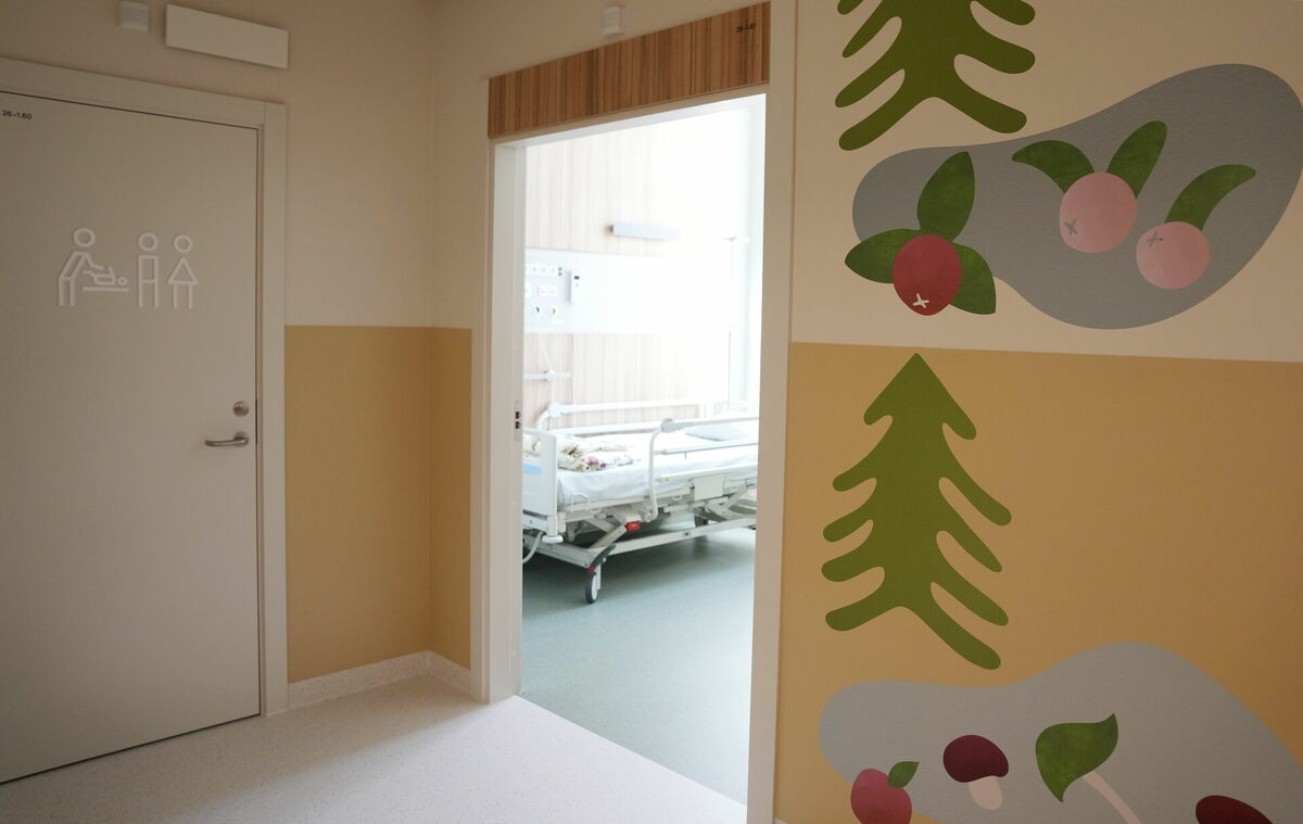 Bērnu Klīniskās universitātes slimnīcas telpas. Foto: Evija Trifanova/LETA