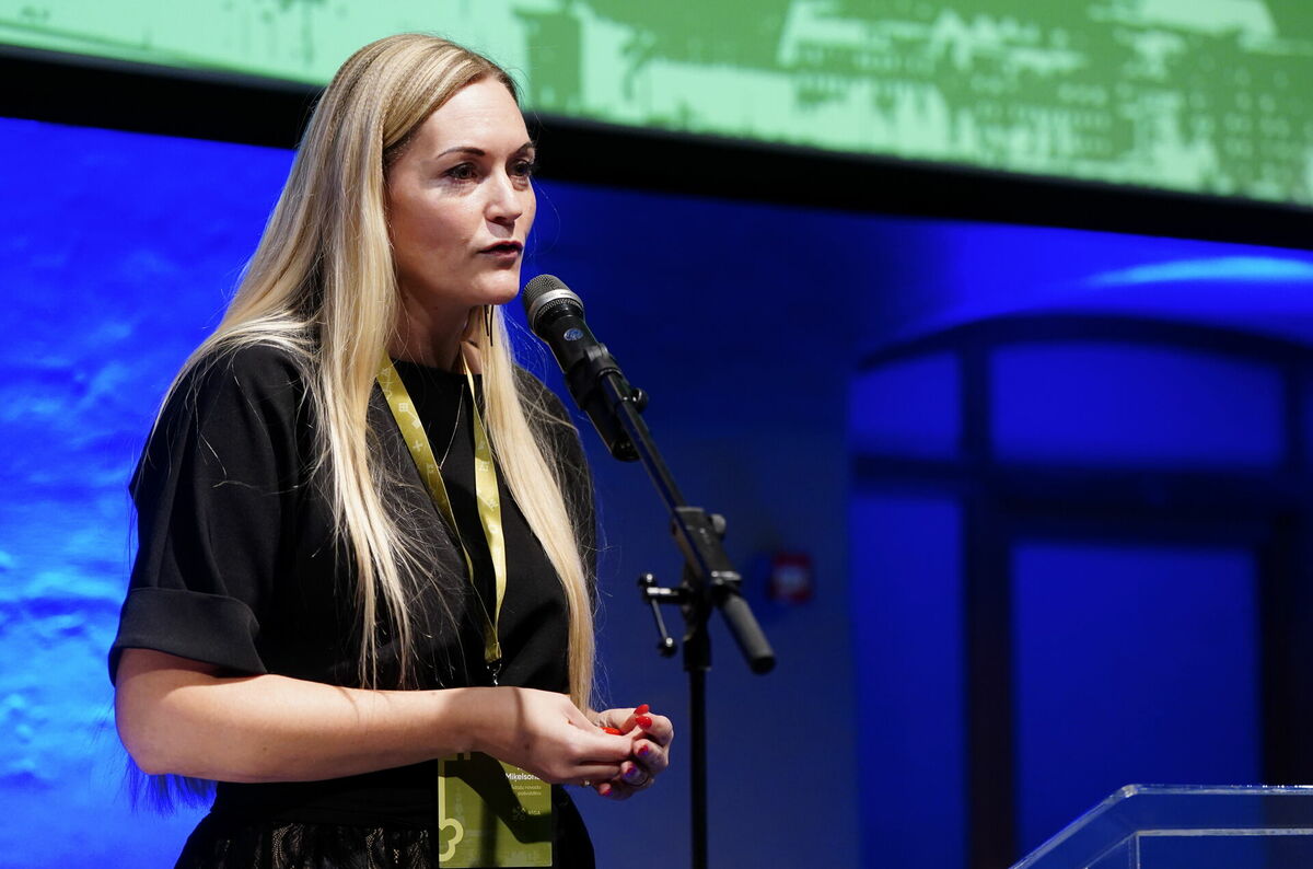 Karīna Miķelsone. Foto: Ieva Leiniša/LETA