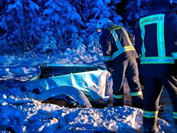 Avārija Tukuma novadā, Smārdes pagastā. Foto: 360 Ziņas