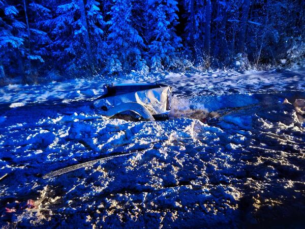Avārija Tukuma novadā, Smārdes pagastā. Foto: 360 Ziņas