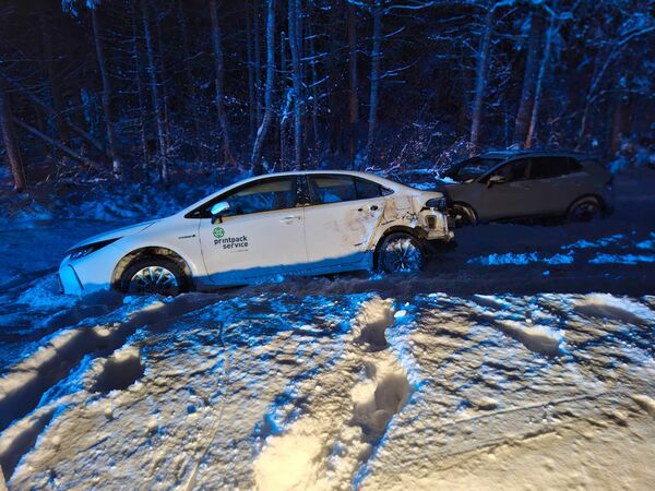 Avārija Tukuma novadā, Smārdes pagastā. Foto: 360 Ziņas