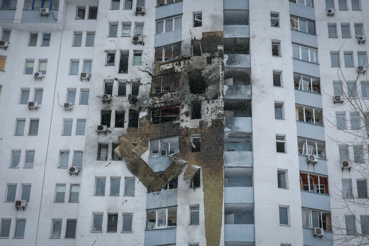 Postījumi Ļvivā pēc Krievijas uzbrukuma. Foto: @DefenceHQ/X