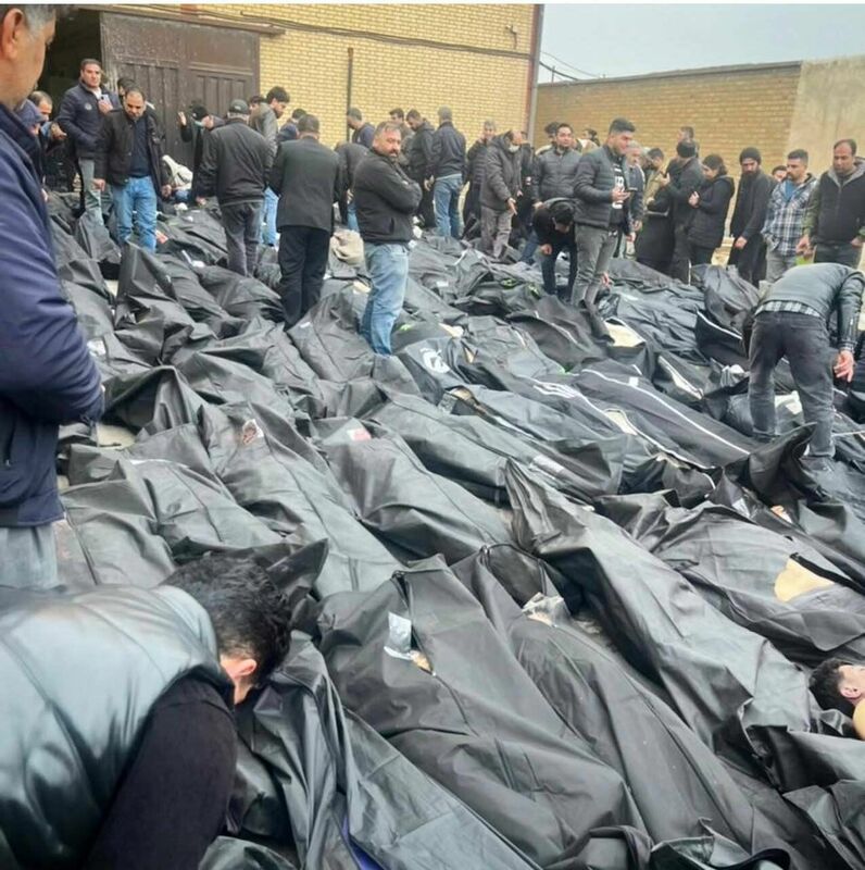 Irānā nogalinātie protestētāji. Foto: Ekrānuzņēmums no "X"