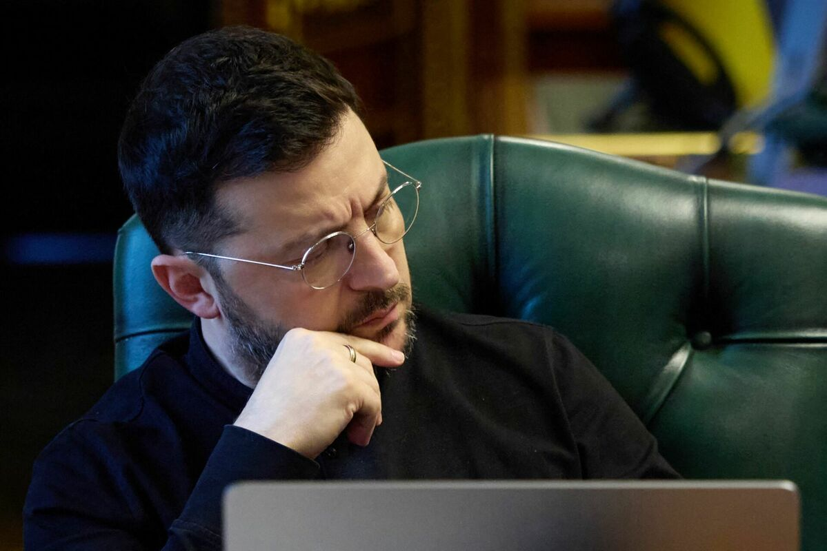 Volodimirs Zelenskis. Foto: KRAINIAN PRESIDENTIAL PRESS SERVICE / AFP)