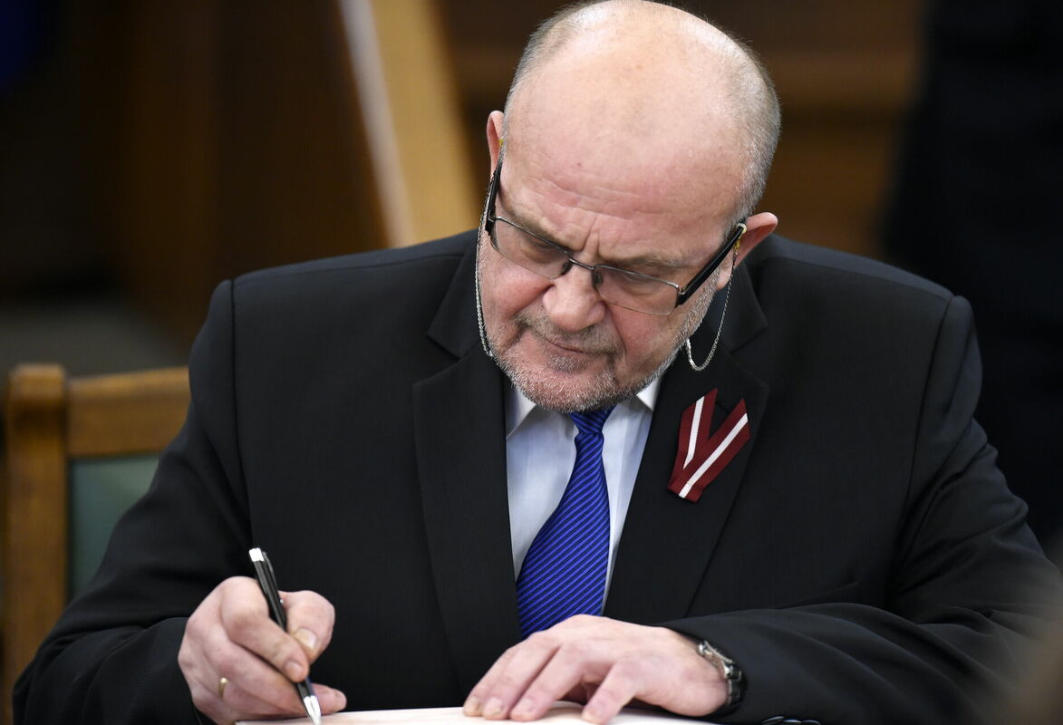 13.Saeimas deputāts Jānis Ādamsons . Foto: LETA