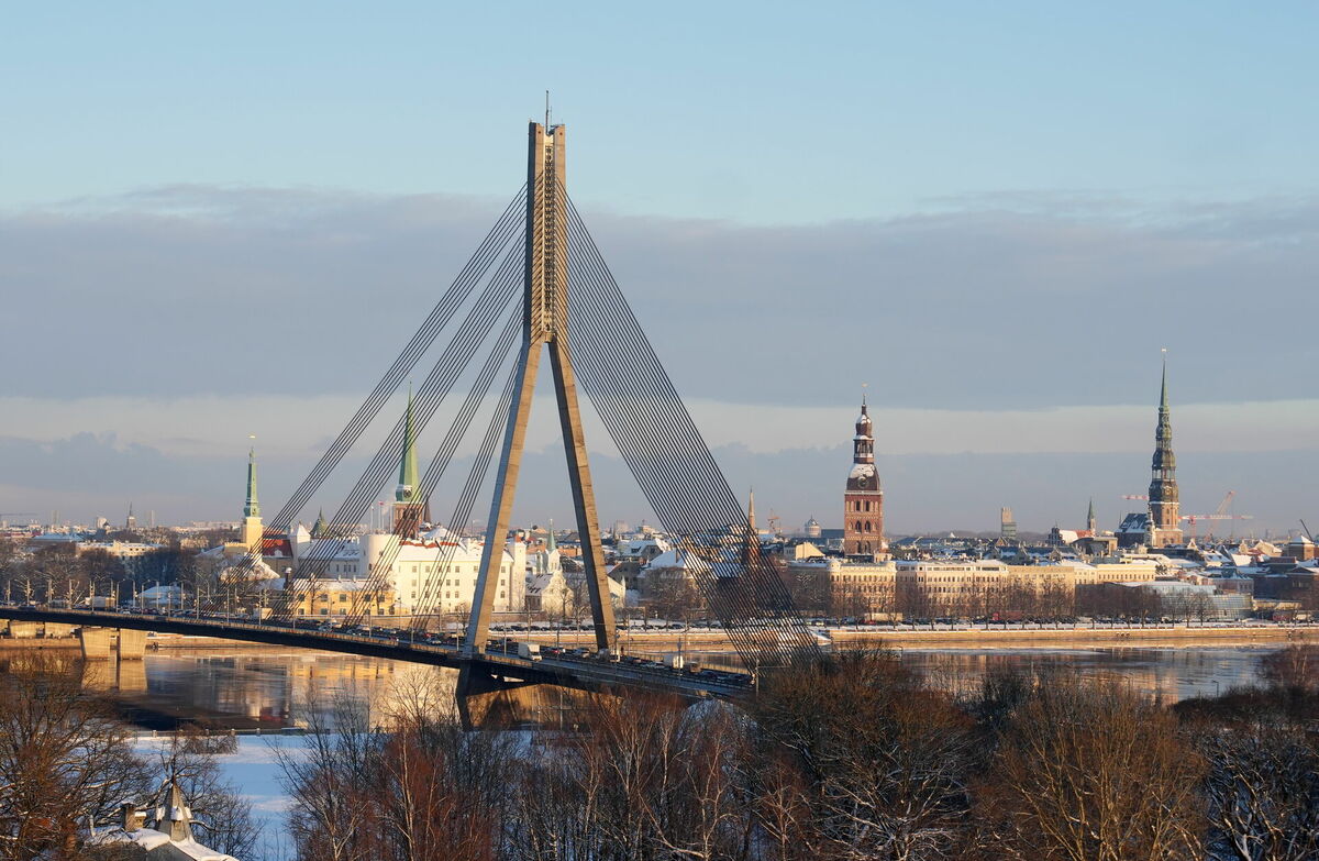 Vanšu tilts. Foto: Edijs Pālens/LETA