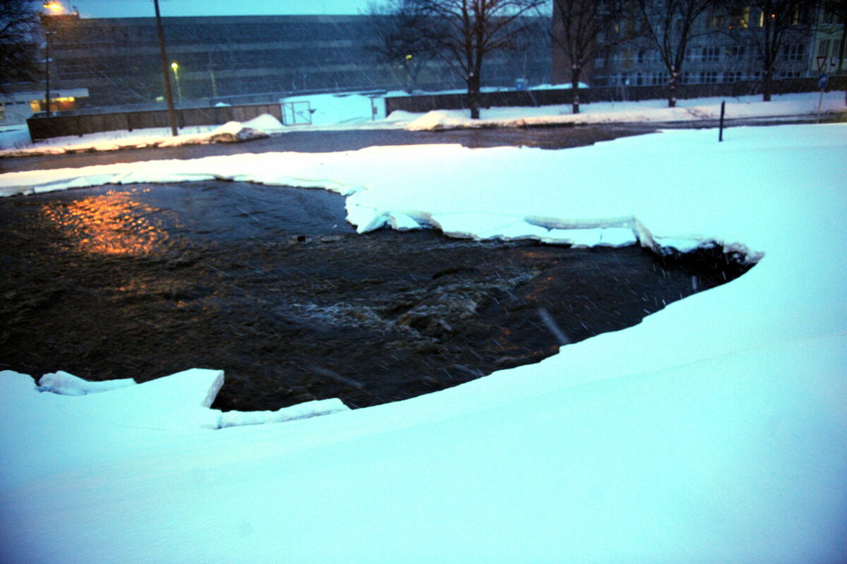 Plīsis ūdensvads. Foto: LETA