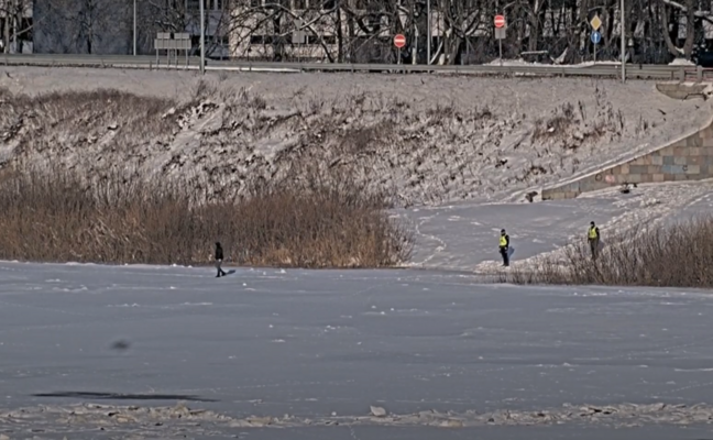 Foto: Daugavpils pašvaldības policijas video ekrānuzņemums