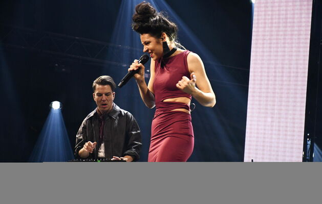 Muzikālās bankas apbalvošanas ceremonijaFoto: LETA