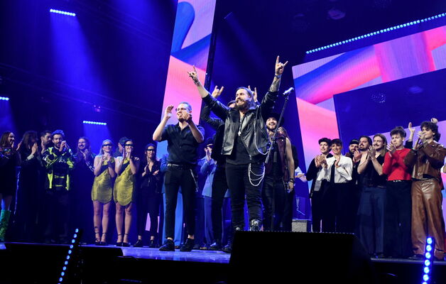 Muzikālās bankas apbalvošanas ceremonijaFoto: LETA