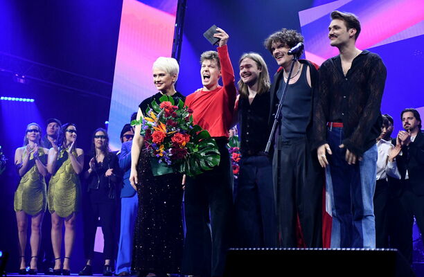 Muzikālās bankas apbalvošanas ceremonijaFoto: LETA