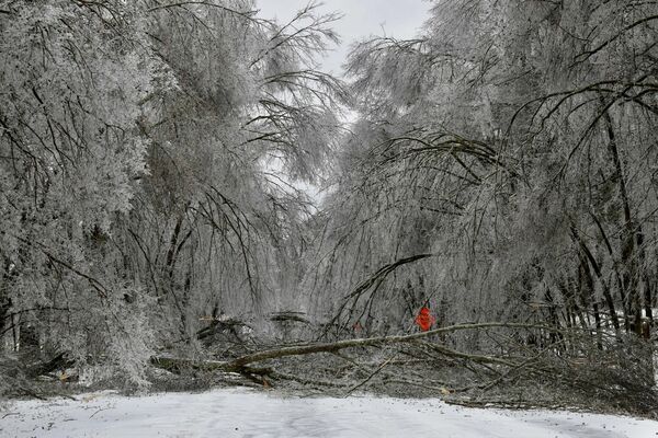 Vētras postījumi Misisipī štatā. Foto. Ekrānuzņēmumi no X