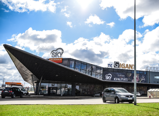 "Sky" lielveikals Krasta ielā. Foto:  Inc. Baltics