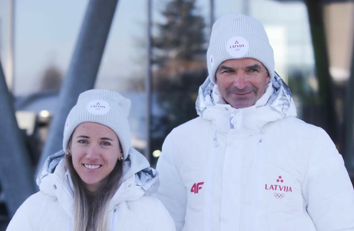 Baiba Bendika un Ilmārs Bricis. Foto: Paula Čurkste/LETA