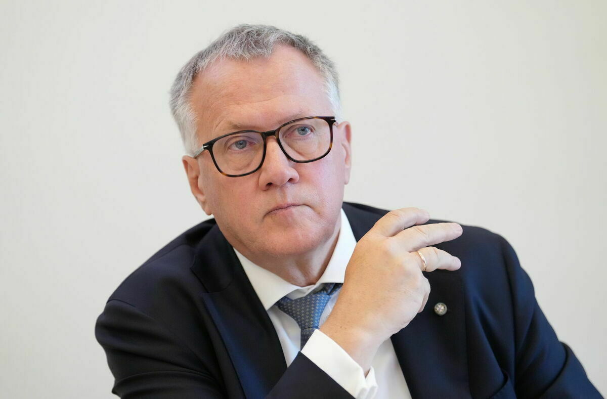 Finanšu ministrs Arvils Ašeradens. Foto: LETA