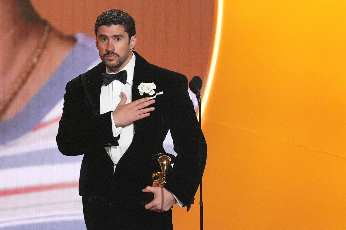 Bad Bunny. Foto: scanpix/AP Photo/Chris Pizzello