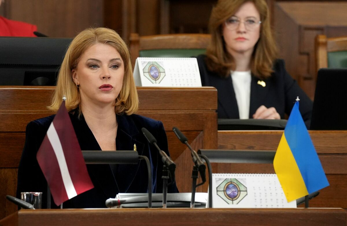 Ministru prezidente Evika Siliņa . Foto: LETA