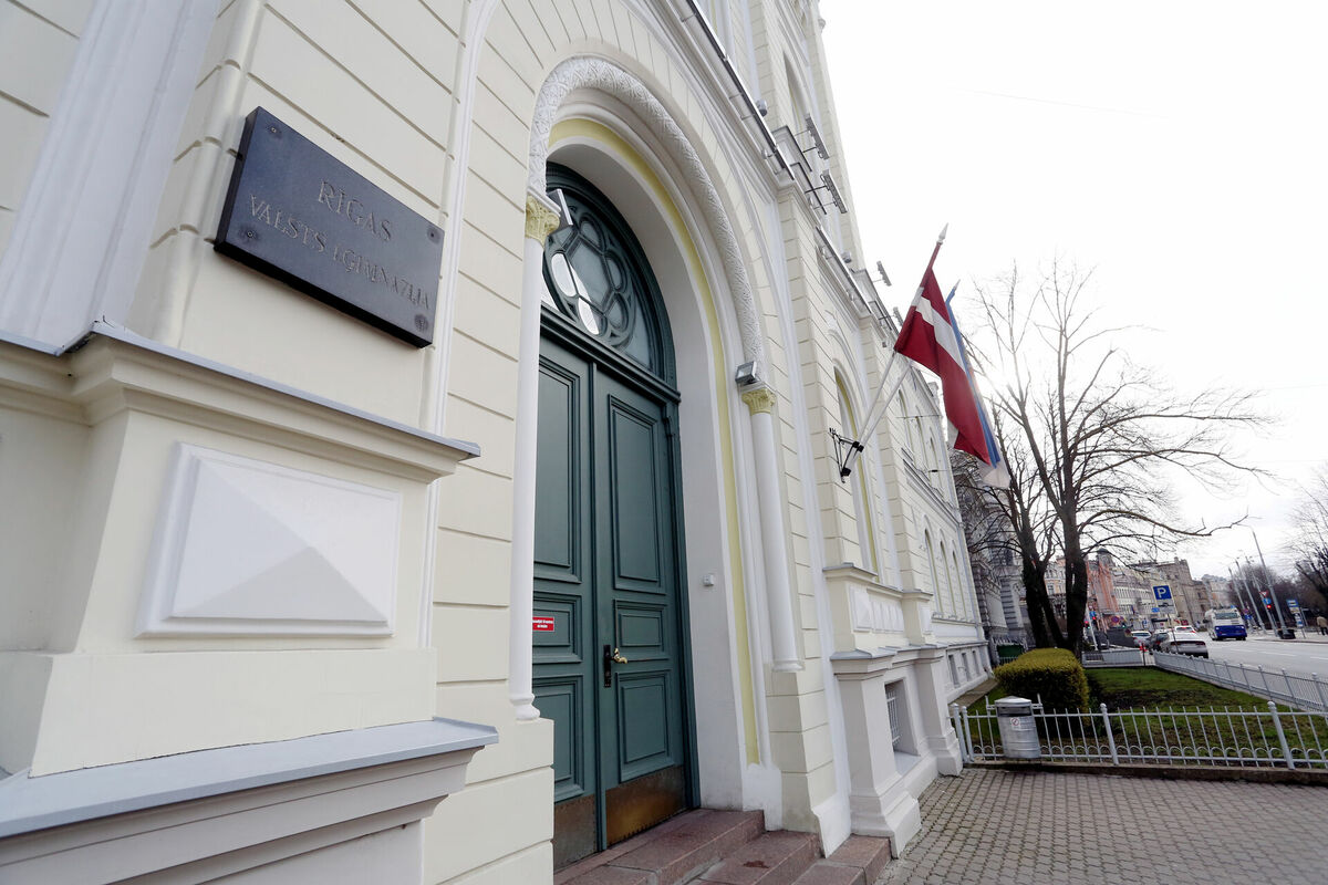 Rīgas Valsts 1. ģimnāzija. Foto: Edijs Pālens/LETA