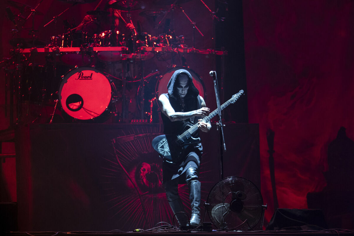 Grupas "Behemoth" koncerts. Foto: AP Photo/Alejandro Godinez