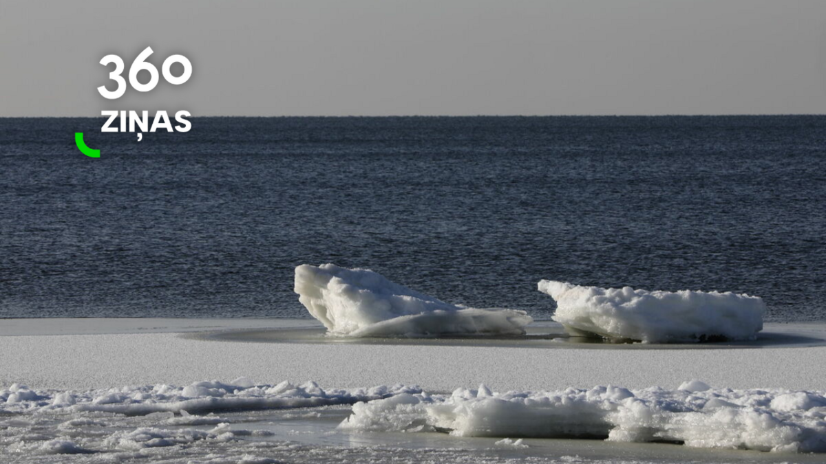 Jūra ziemā, ilustratīvs attēls. Foto: LETA