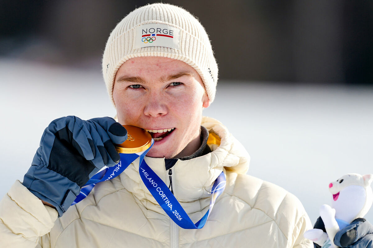 Jens Lurāss Oftebro. Foto: AP Photo/Matthias Schrader/Scanpix
