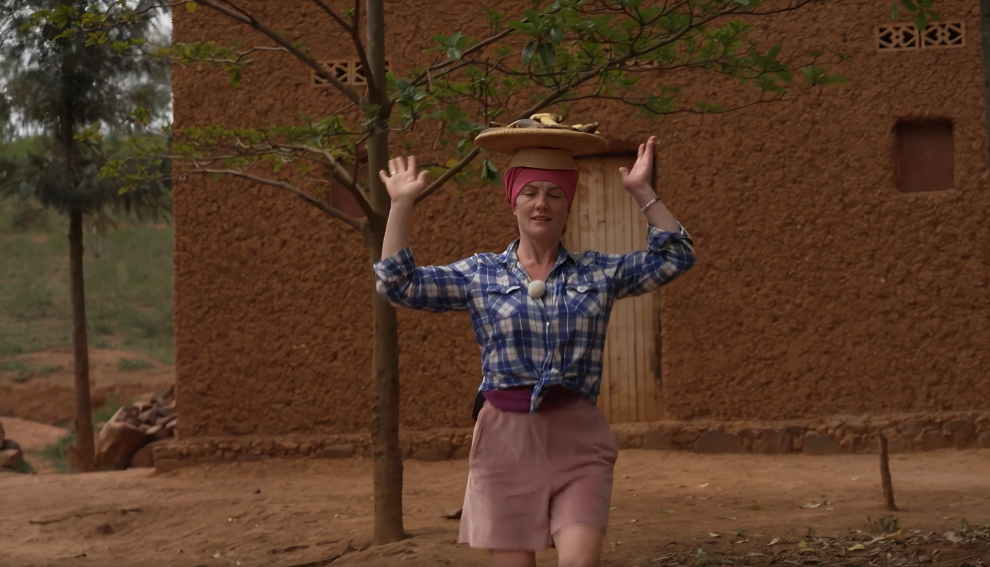 Ekrānuzņēmums no raidījuma "Četri uz koferiem"