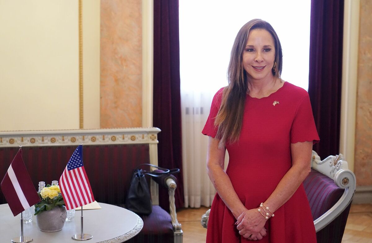 ASV vēstniece Latvijā Melisa Ardžirosa. Foto: Evija Trifanova/LETA
