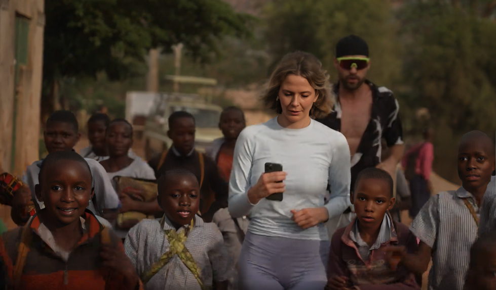 Ekrānuzņēmums no raidījuma "Četri uz koferiem"