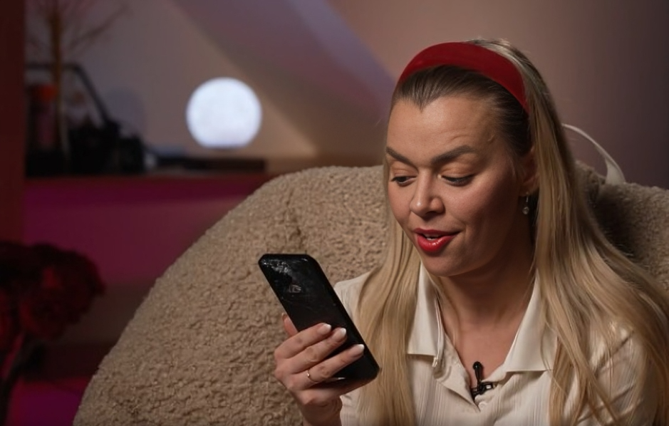 Ekrānuzņēmums no šova "Slavenības. Bez filtra"