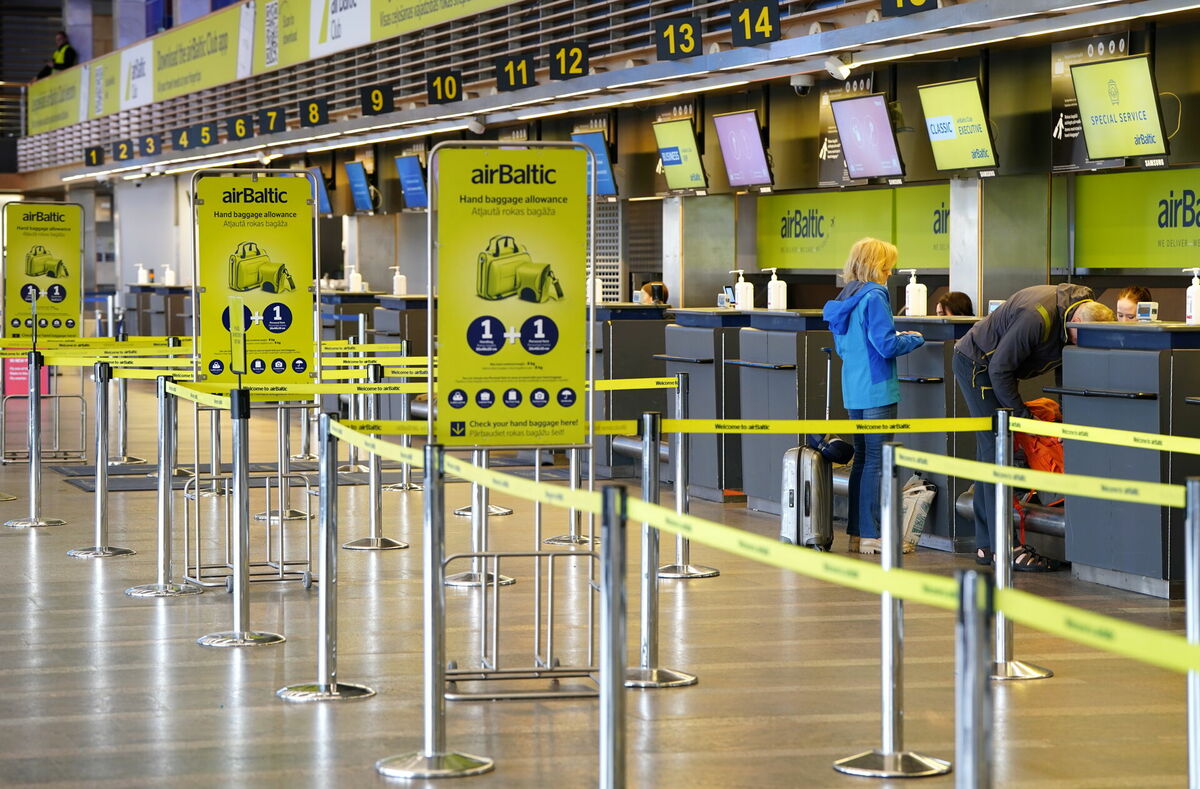 Rīgas lidosta. Foto: LETA