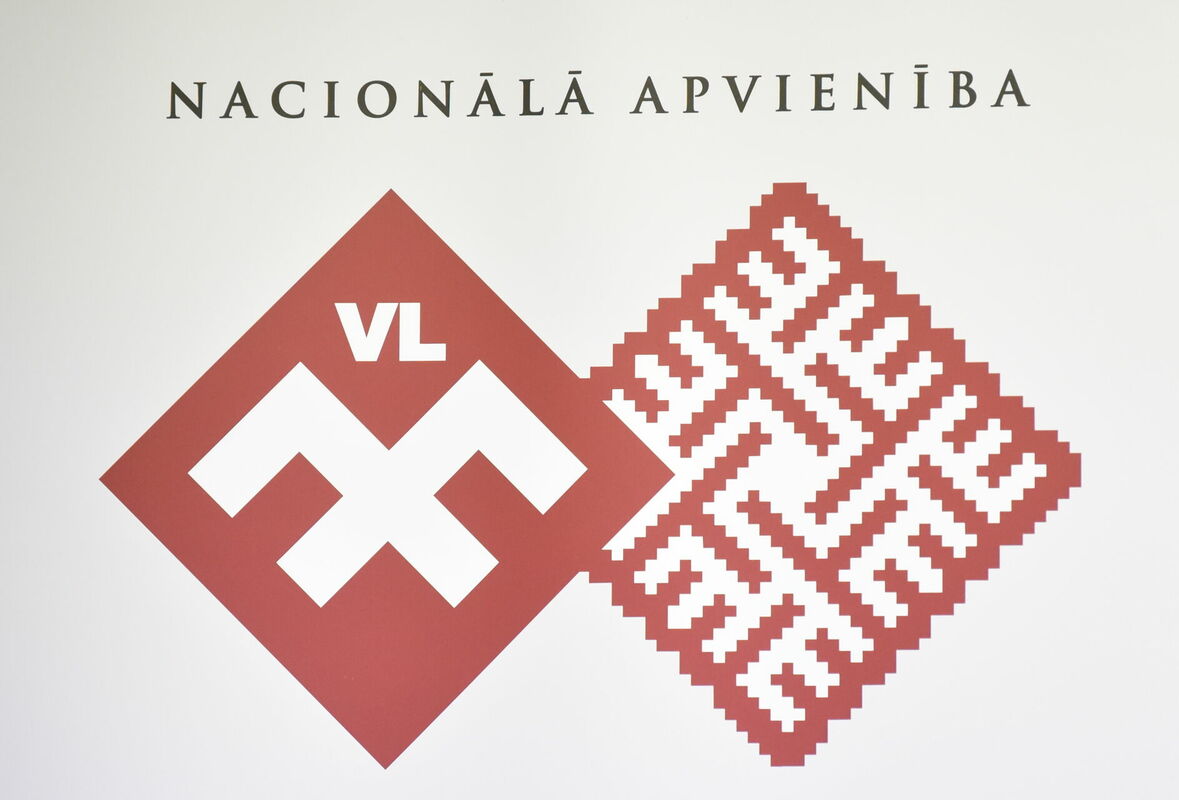 Nacionālās apvienības logo. Foto: LETA