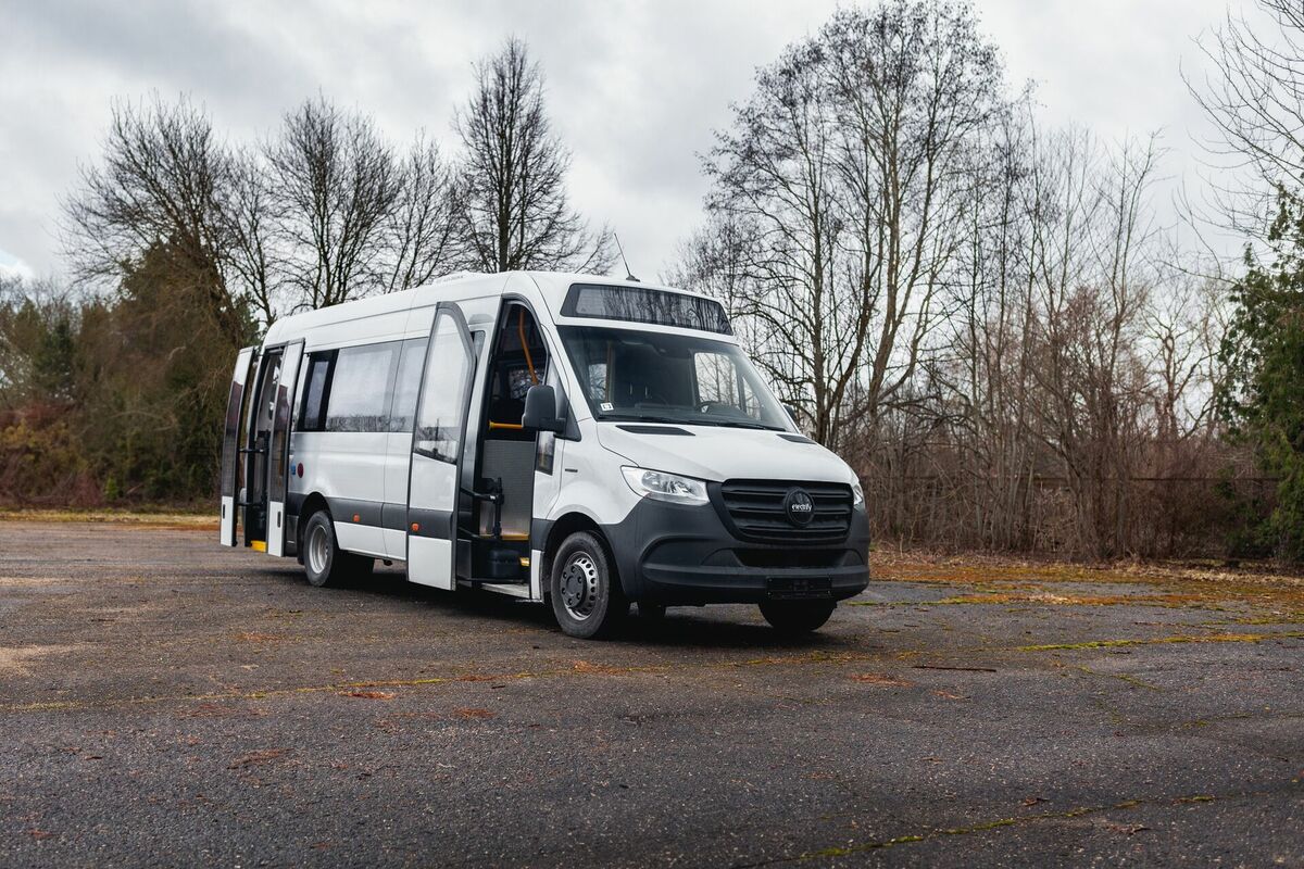 "Electrify" mikroautobuss. Foto: electricbus.lv/Facebook